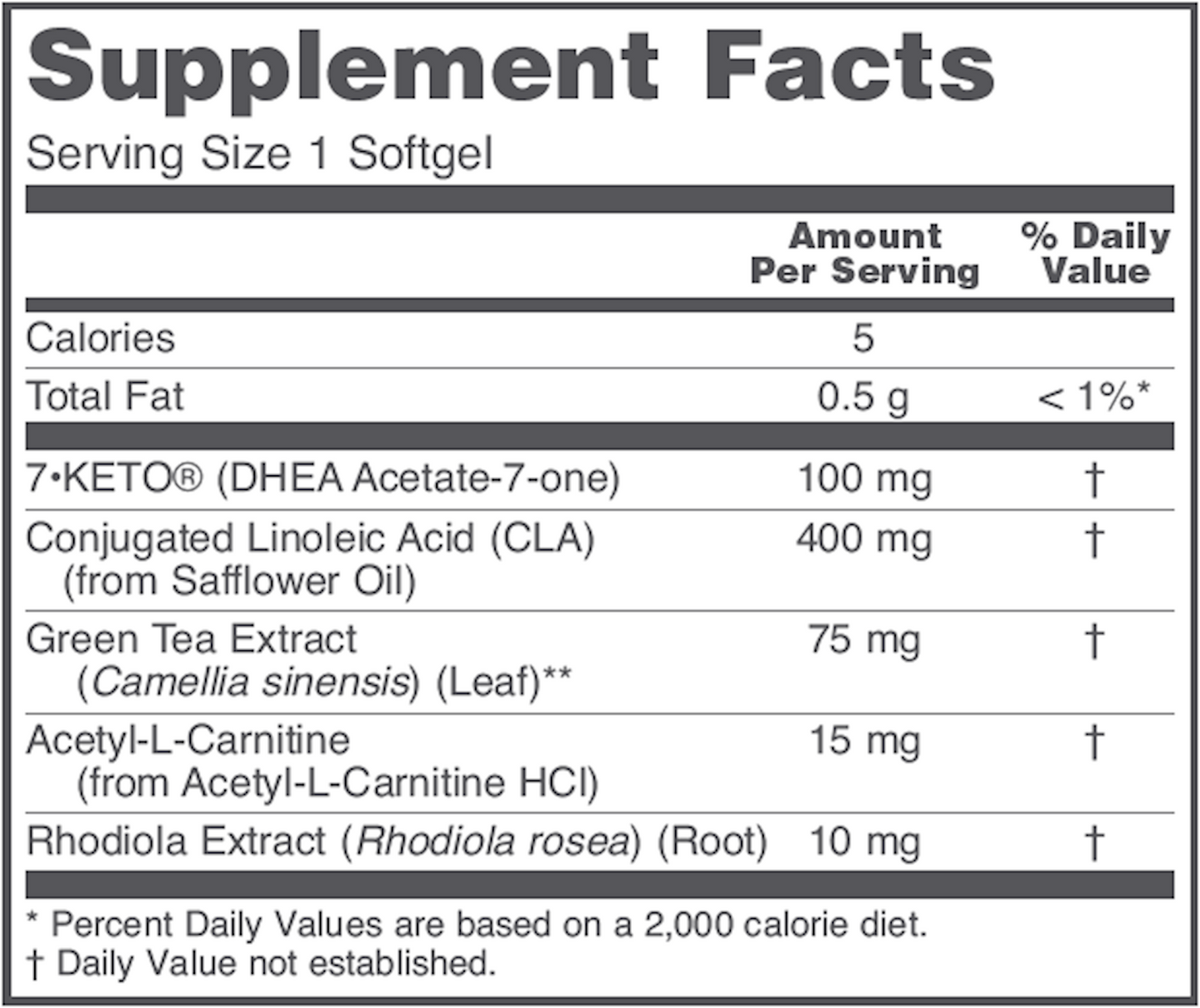 7 KETO 100 mg 60 cápsulas blandas