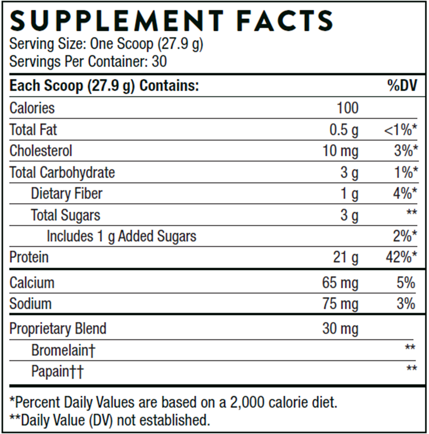 Whey Protein Isolate Van NSF 29.5 oz