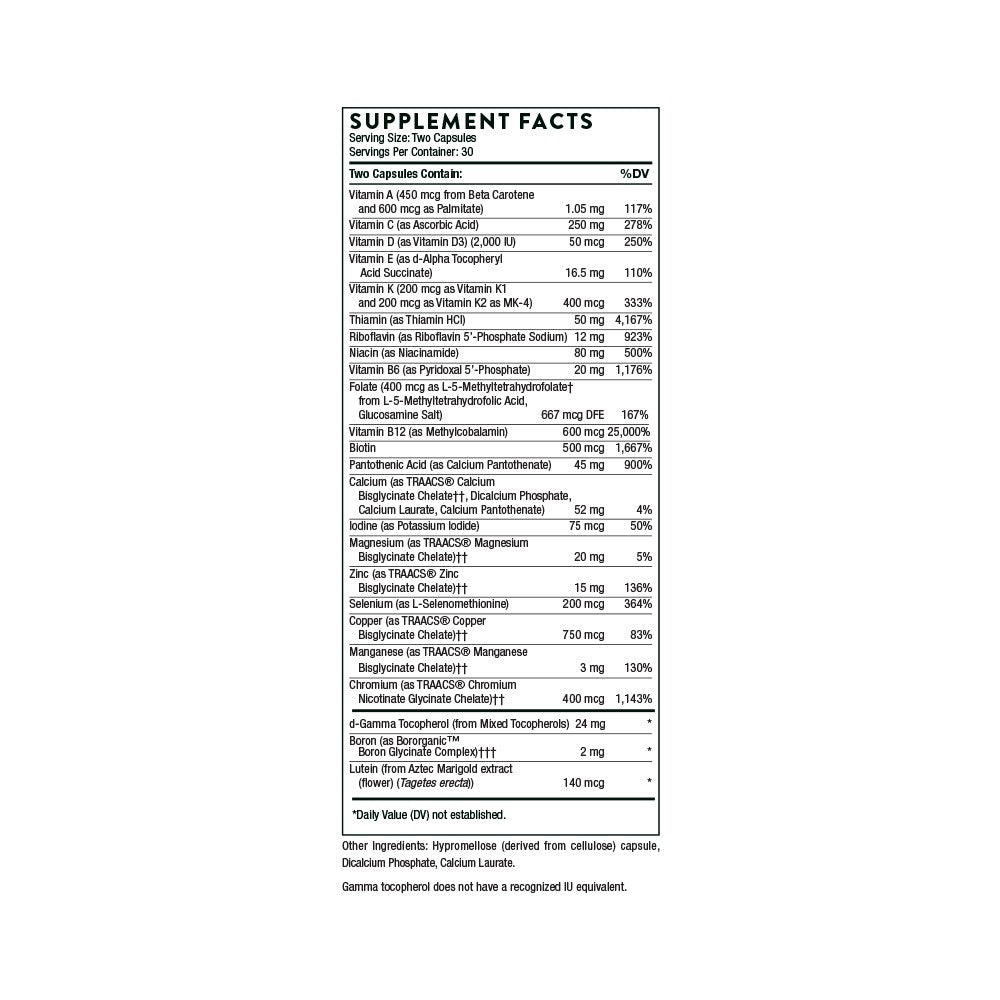 Nutrientes básicos 2/día