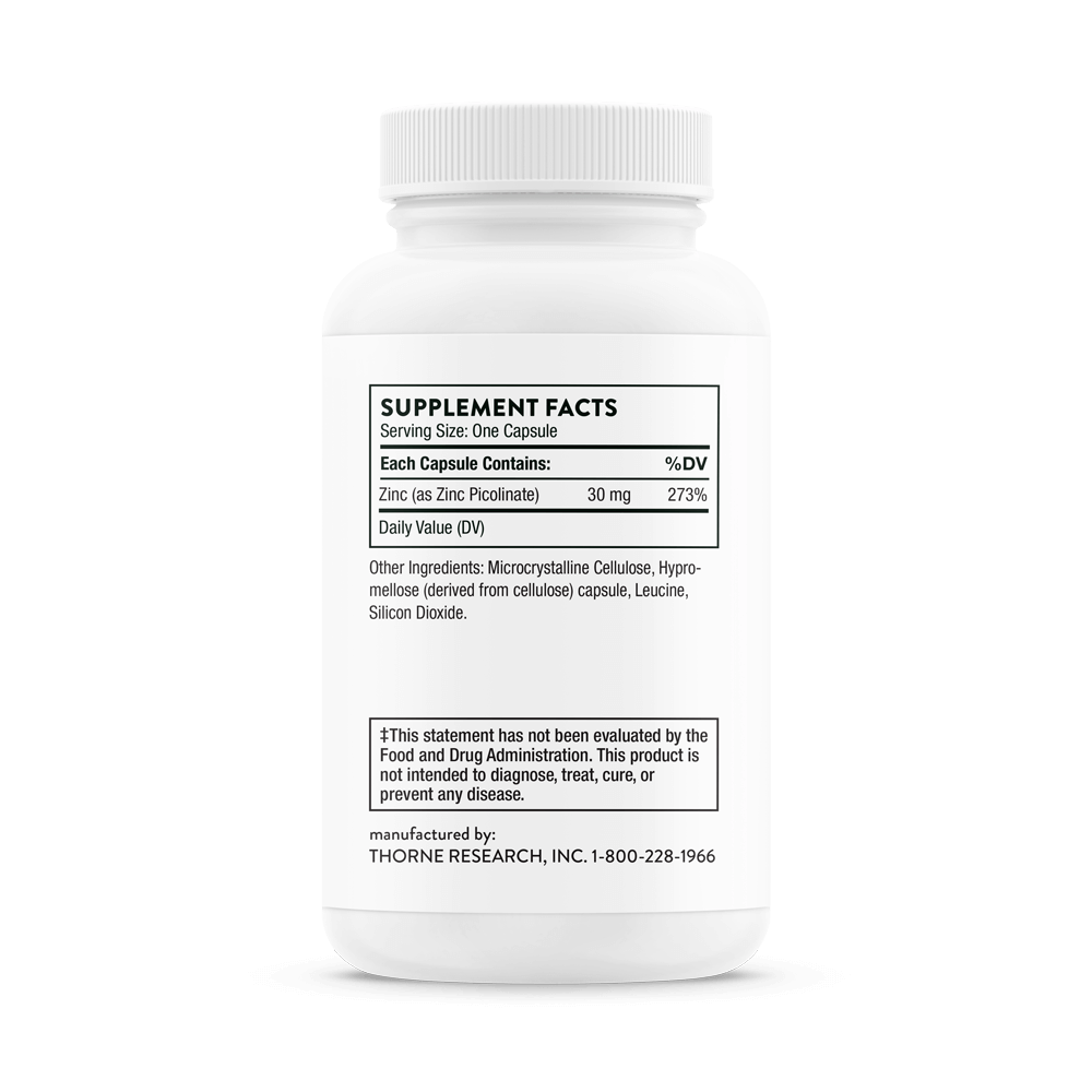 Picolinato de zinc 30 mg (60 unidades)