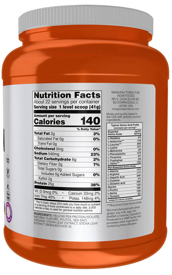 Now Sports Pea Protein Powder