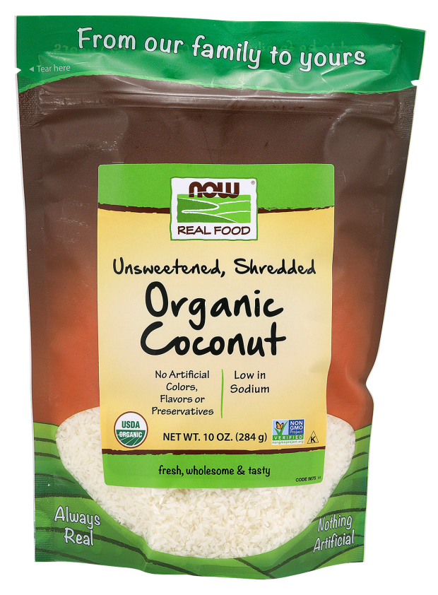 Coco orgánico rallado sin azúcar