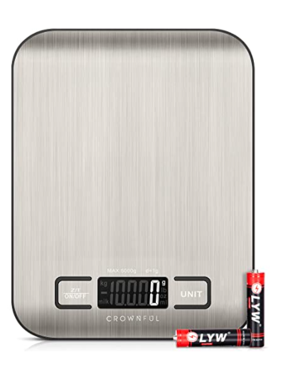 Báscula digital para alimentos