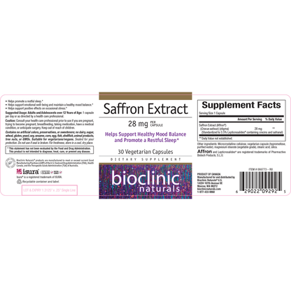 Saffron Extract 28 mg