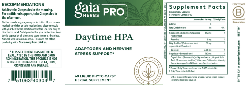 Daytime HPA