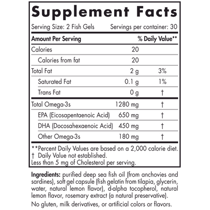 ProOmega® in Fish Gelatin (Nordic Naturals)