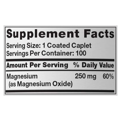 MAGNESIUM TAB 250 MG 100 NT