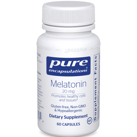 Melatonina 20 mg 60 cápsulas vegetales