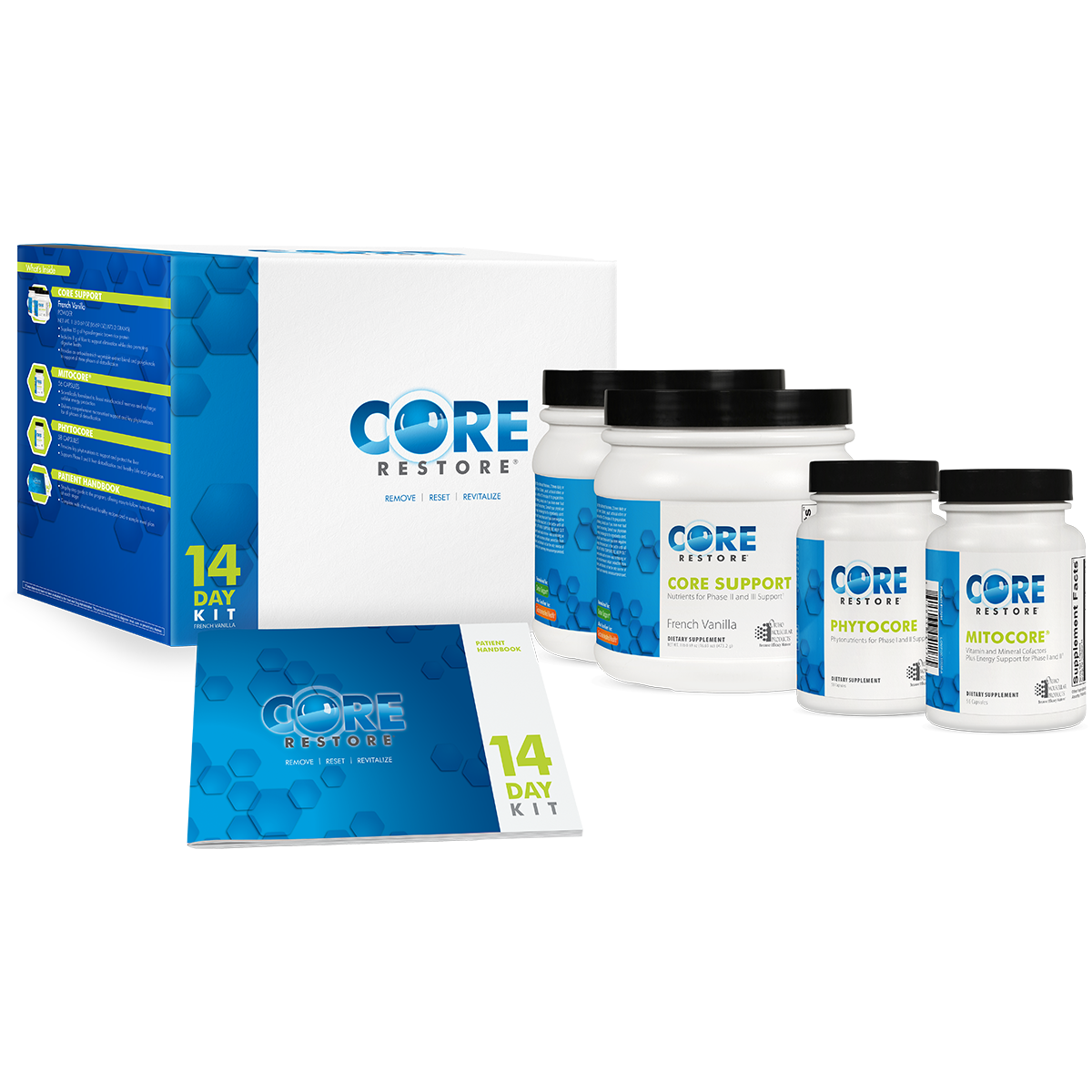 Kit de desintoxicación de 14 días Core Restore (no incluye consulta y es autoguiado)