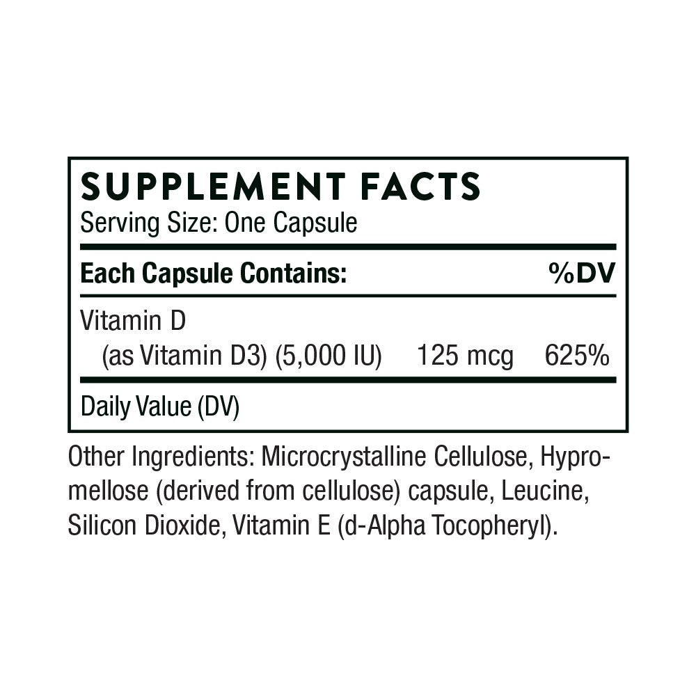 Vitamin D-5,000 - NSF Certified for Sport