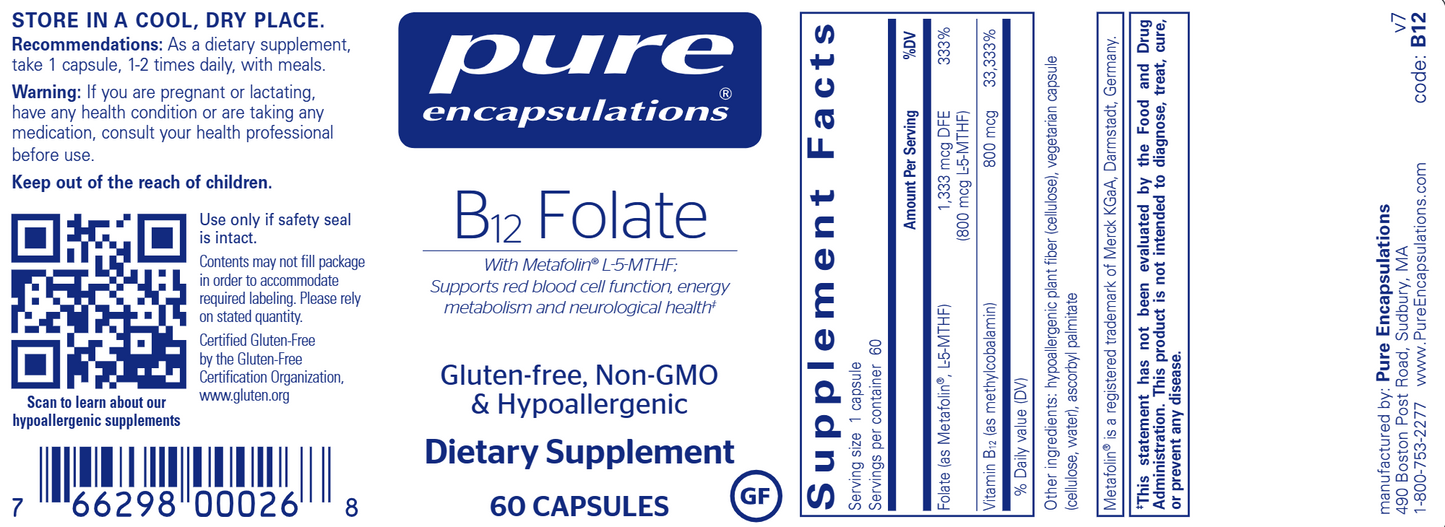 B12 Folate