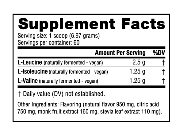 BCAA Non-Artificial Powder