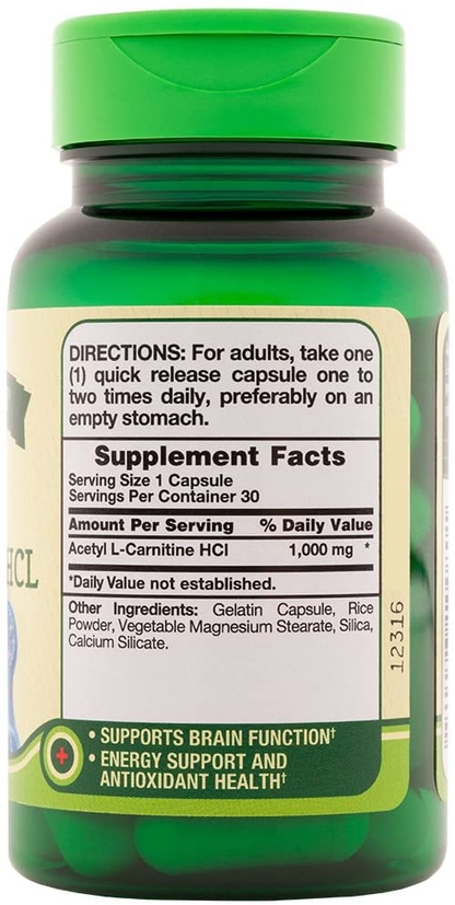 Acetyl L Carnitine HCL Avant Pharmacy & Wellness Acetyl L Carnitine HCL Avant Pharmacy & Wellness